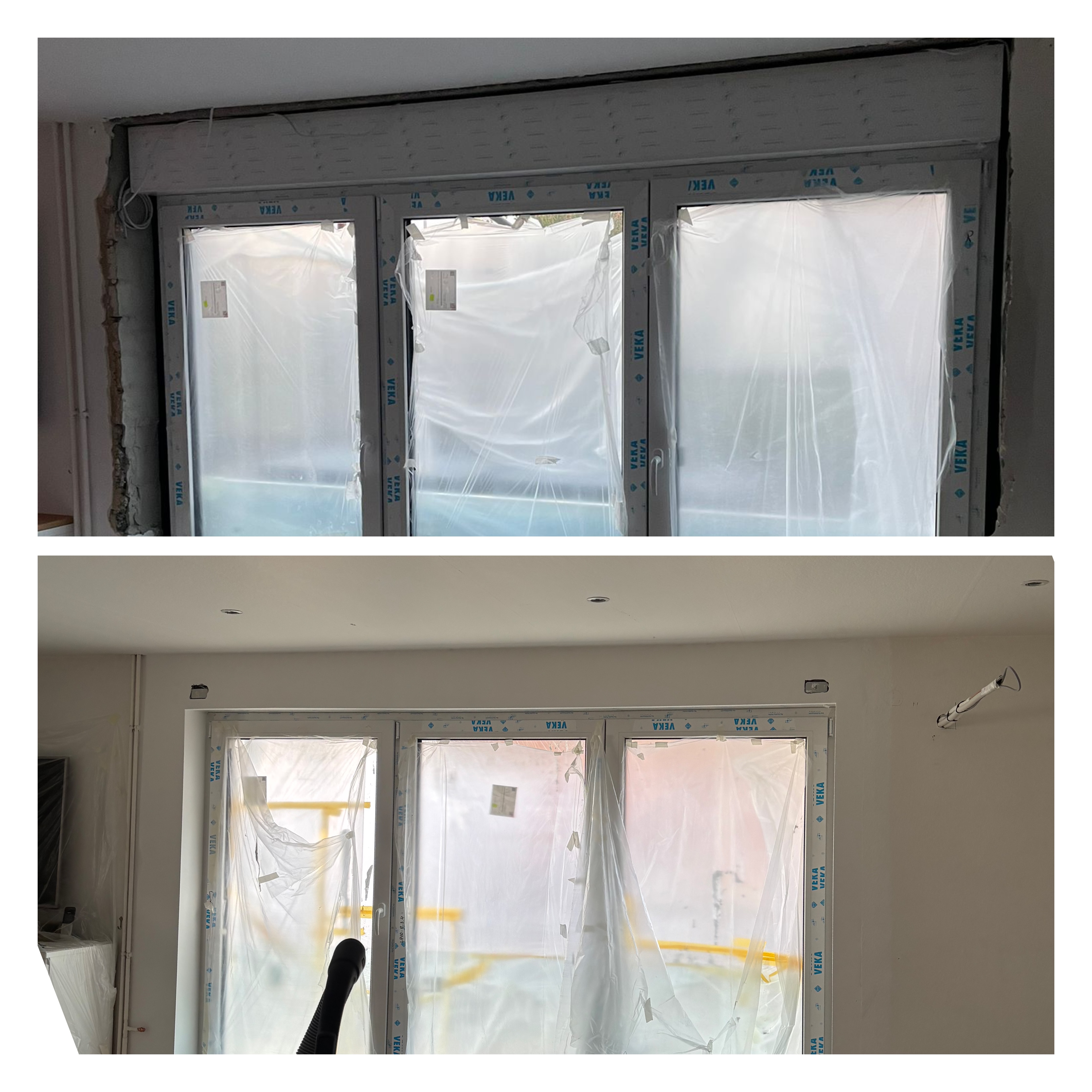 Fensterbereich nach Renovierung mit sauberen Übergängen